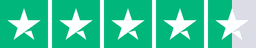 Average star score of 4.5 in trustpilot