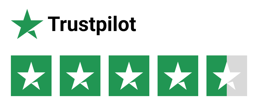 Trustpilot logo 4.6 stars